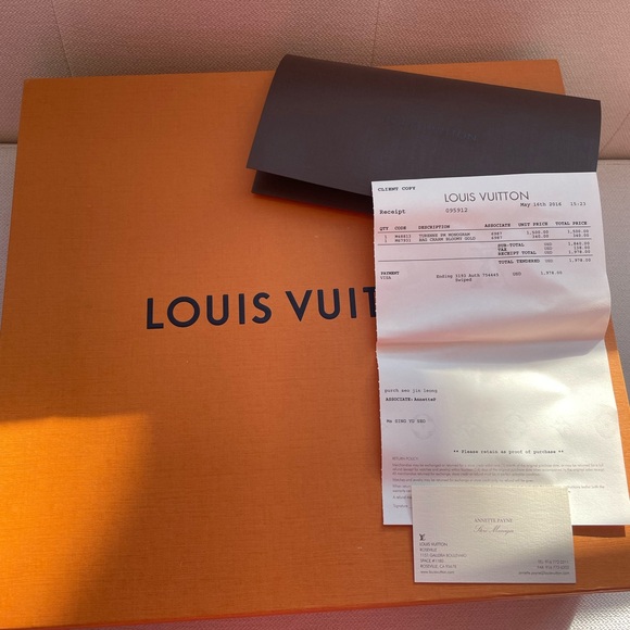 Louis Vuitton Turenne MM Classic Brown Monogram Satchel LIKE NEW CONDITION - Picture 4 of 8